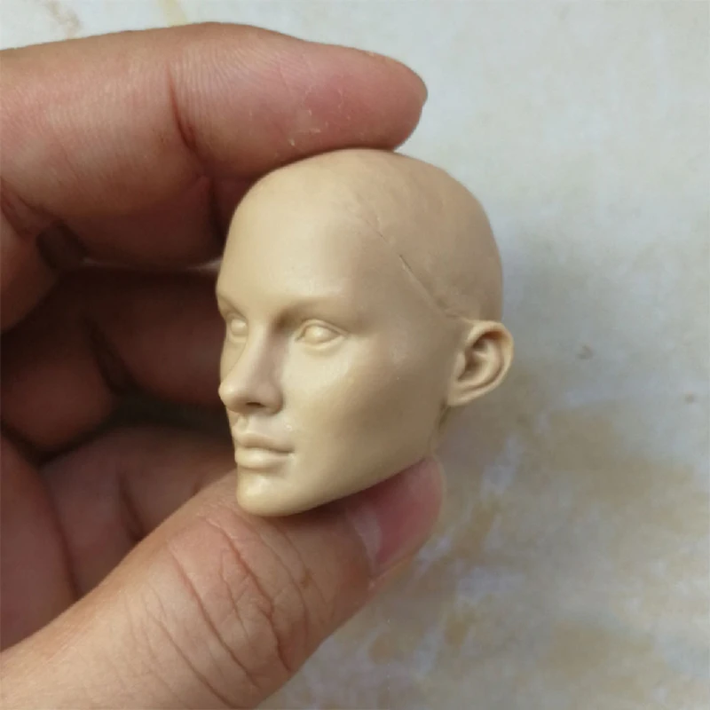 1/6 Natalie Portman Hershlag Неокрашенная головка для женского тела 12''|Игровые фигурки и