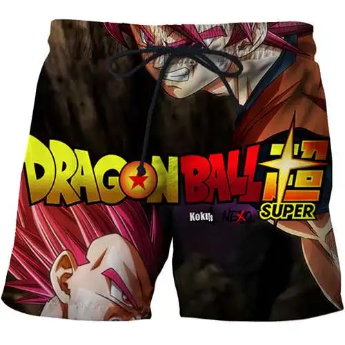 Шорты dragon ball Пляжные штаны мужская летняя уличная одежда удобный материал 3D