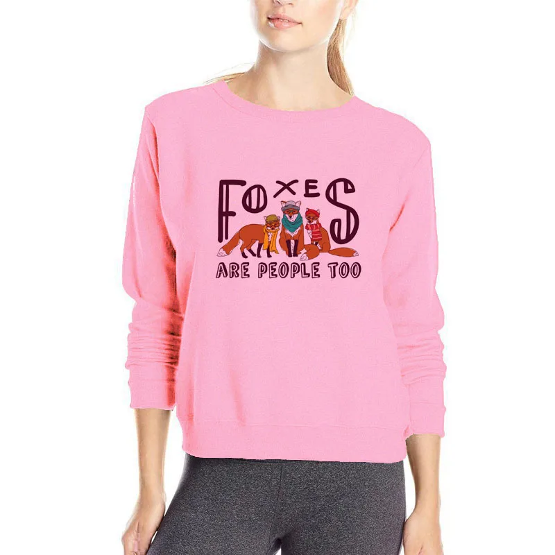 

Foxes printing hoodies new arrival cute animals clothes brand good quality cotton outwear cool spring hoody kawaii foxes hoodies