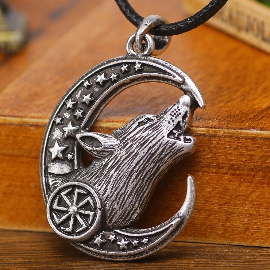 1 шт. славянские Тотем волка подвеска Коловрат с изображением Луны и изобилие