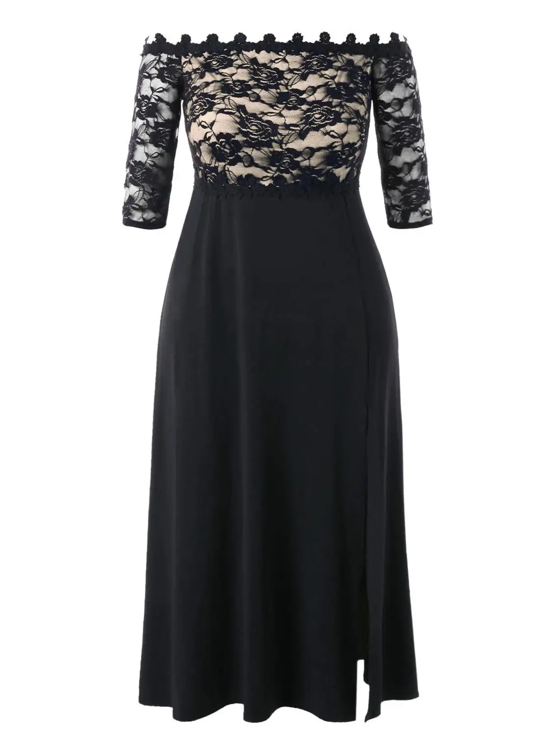 Robe De Soiree сексуальное кружевное вечернее платье большого размера длинное 2019