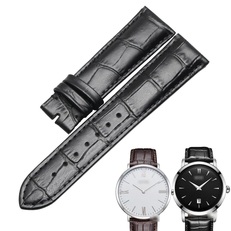 Ремешок WENTULA для наручных часов BOSS ремешок из телячьей кожи натуральной мужских 22