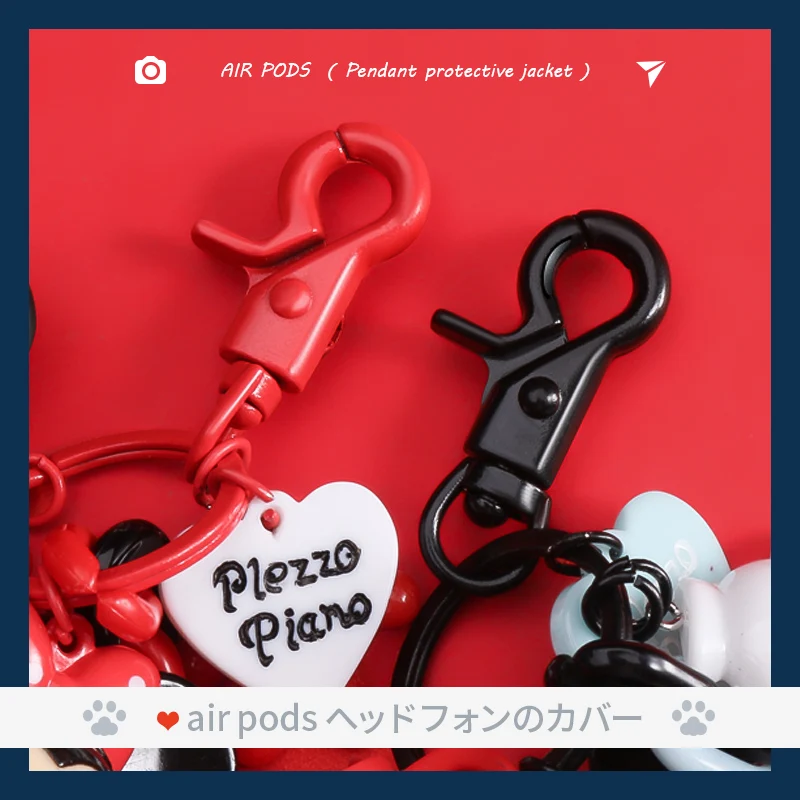 Для Airpod 2 3D Микки Маус беспроводные наушники чехол Apple аксессуары Air Pod Bluetooth