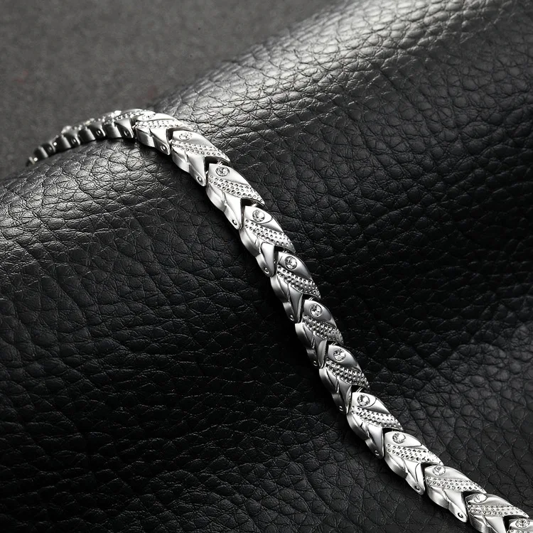 

Stainless Steel Magnetic Bracelet For Women Men Balance Arthritis Therapy Energy Health Care Male Jewelry