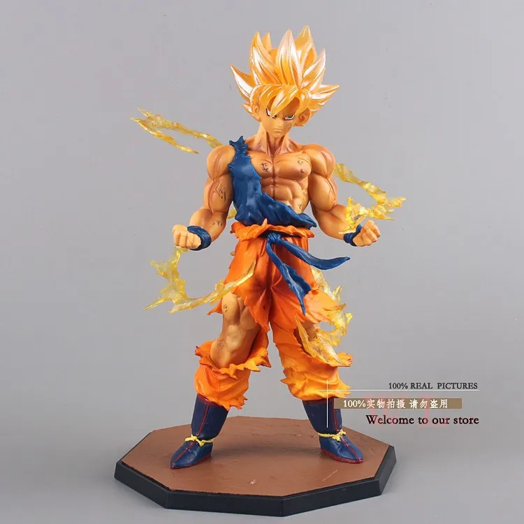 Новое поступление Аниме Dragon Ball Z Super Saiyan Son Goku ПВХ фигурка коллекционная игрушка