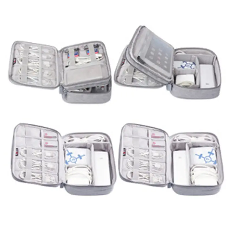 Сумка для хранения кабель передачи данных U диск мобильные силовые электронные