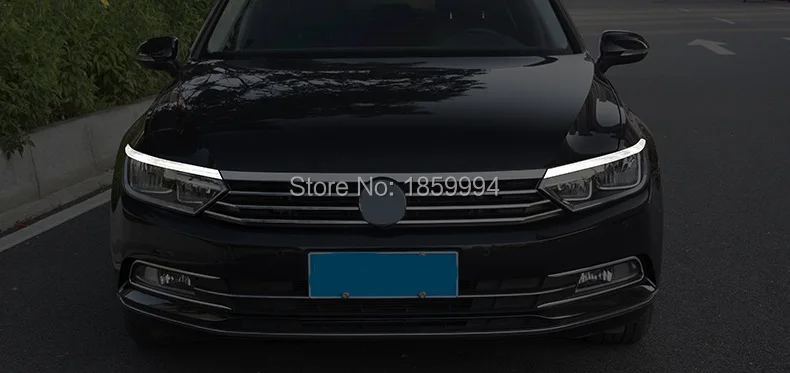 Для 2016-2021 VW Passat B8 вариант спереди головной светильник бровей стикеры литья