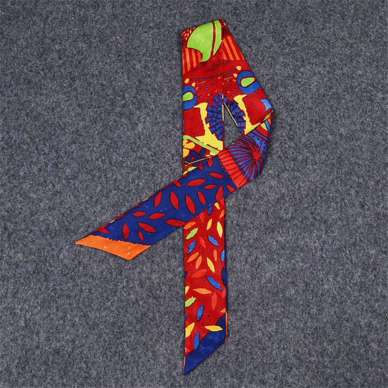 Новый шарф сумка 2019 брендовый маленький шелковый женский головной убор с принтом