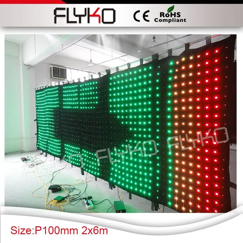Бесплатная доставка производит фарфор этап используется 2x6 м светодиодный
