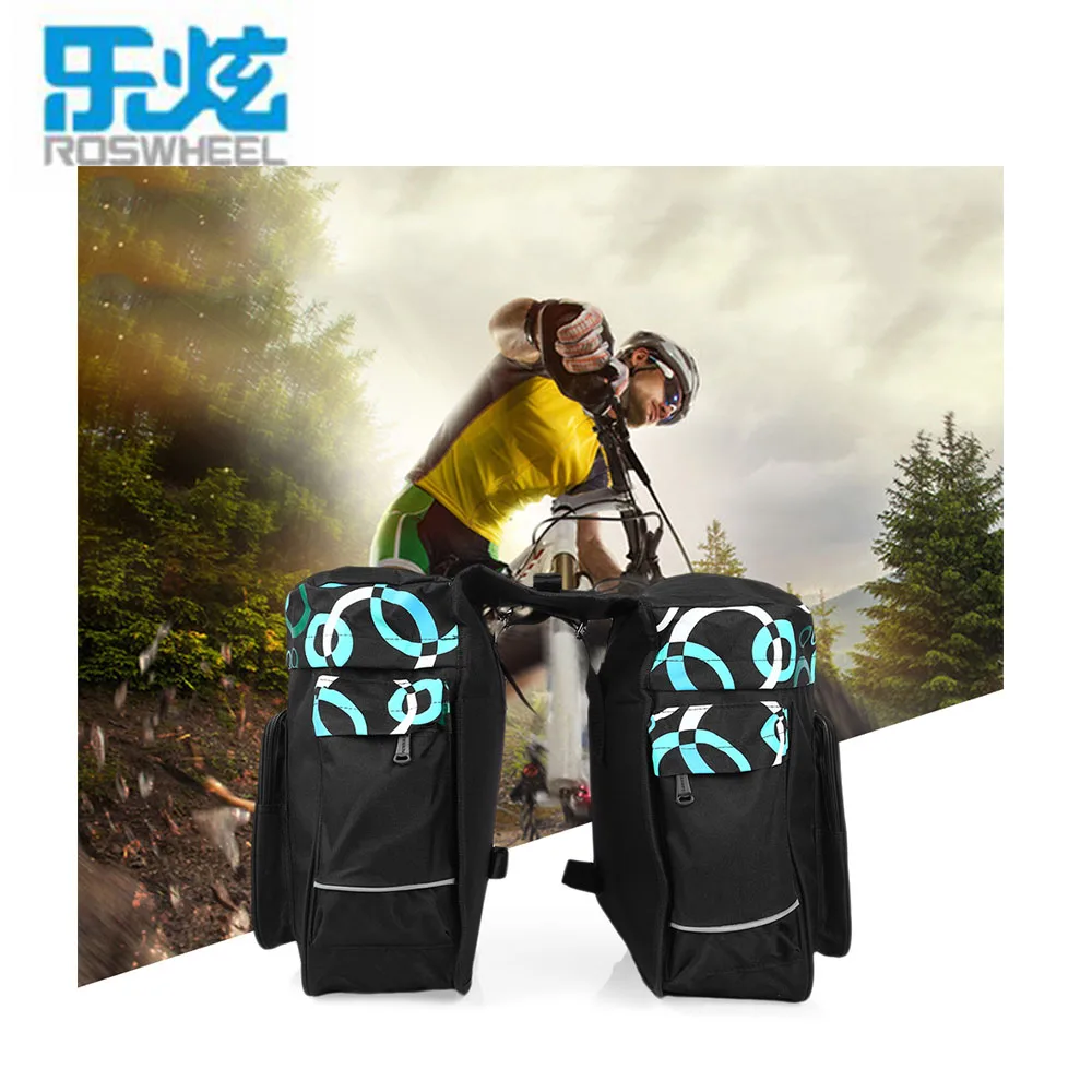 Roswheel 30L велосипедная сумка для переноски заднего сиденья двусторонняя багажная