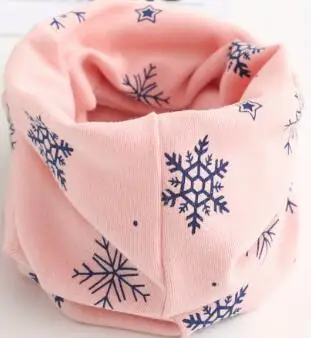 pink snow Коллекция года, весенне-осенний хлопковый шарф для девочек детский шейный платок с рисунком совы для девочек, детское кольцо с круглым вырезом, волшебный шарф для мальчиков, детская одежда - Цвет: pink snow