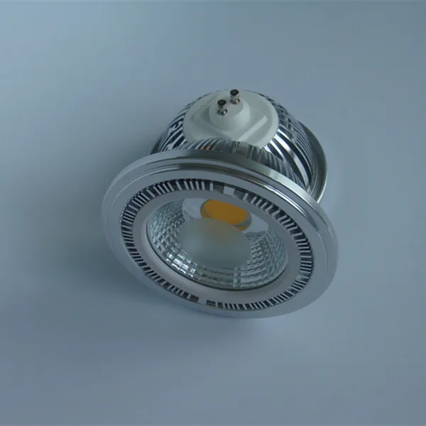 4 шт./лот 10 Вт COB led G53 AR111 лампа AC85 265V GU10 прожектор теплый белый холодный 3 года