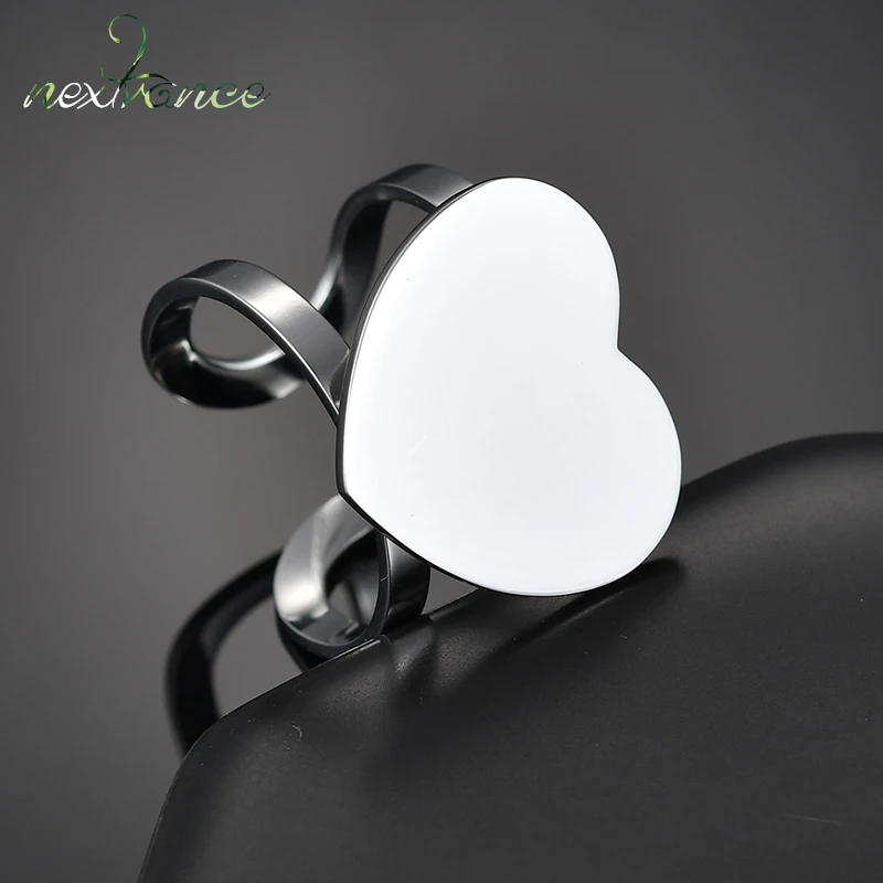 

Персонализированные обручальные кольца Nextvance из нержавеющей стали с сердечком, Настраиваемые обручальные кольца для влюбленных, рождестве...