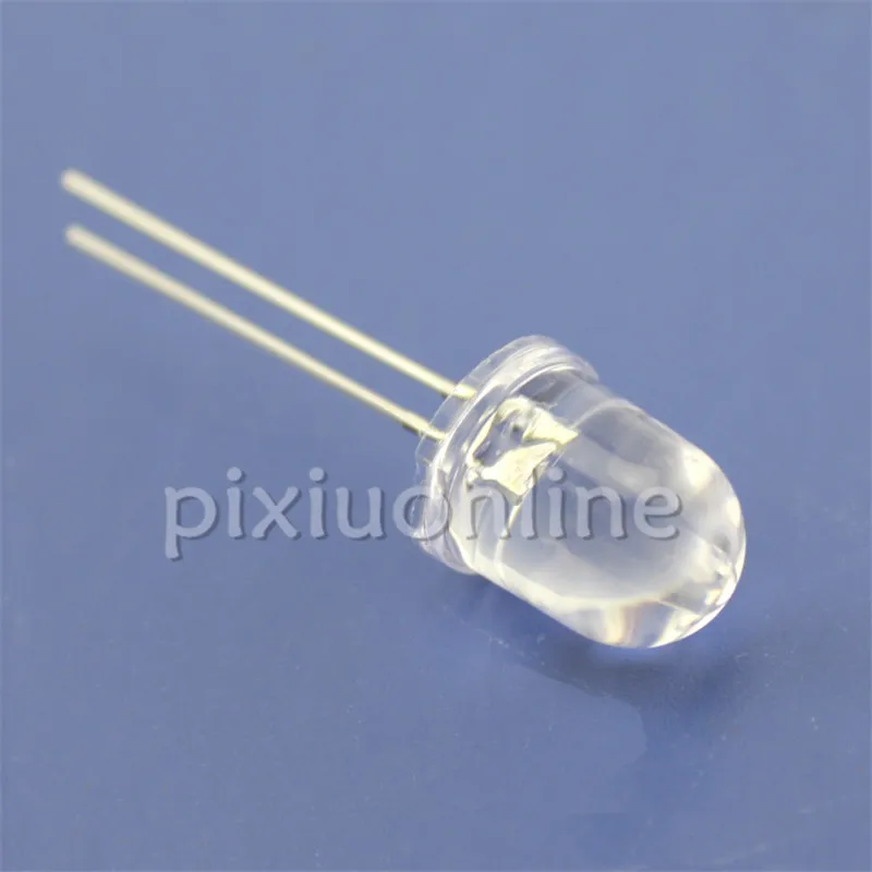 2pcs/pack 10mm Diameter J259b Large LED Beads Blue Red Green DIY Circuit Model Making Free Shipping Russia Sell at a Loss | Лампы и
