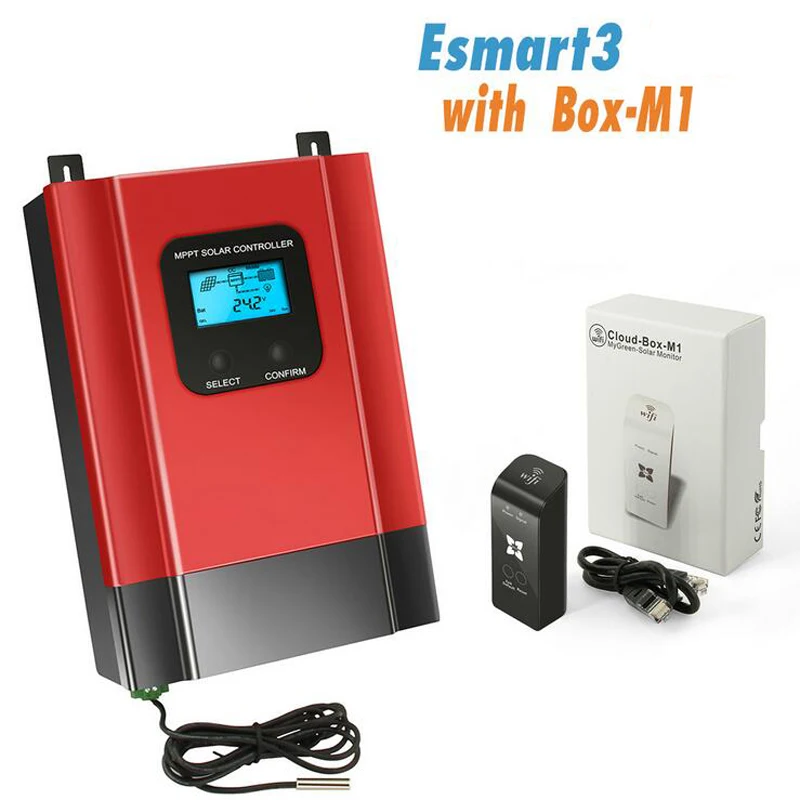 

Контроллер заряда солнечной батареи Esmart3 MPPT, 40 А, 60 А, макс. 150 в, вход PV 12 В, 24 В, 48 В, автоматическая адаптация с Wi-Fi мониторингом