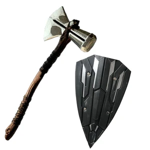 Щит Молот Мьёльнир военное оружие для косплея, имитация Резиновых Игрушек M136