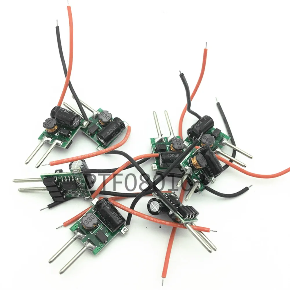 20 шт. MR16 2pin 12V светодиодный трансформатор 1-3X3W низкого напряжения 2 фута 600MA постоянного тока 3 Вт 9 Вт высокой мощности лампы трансформатора