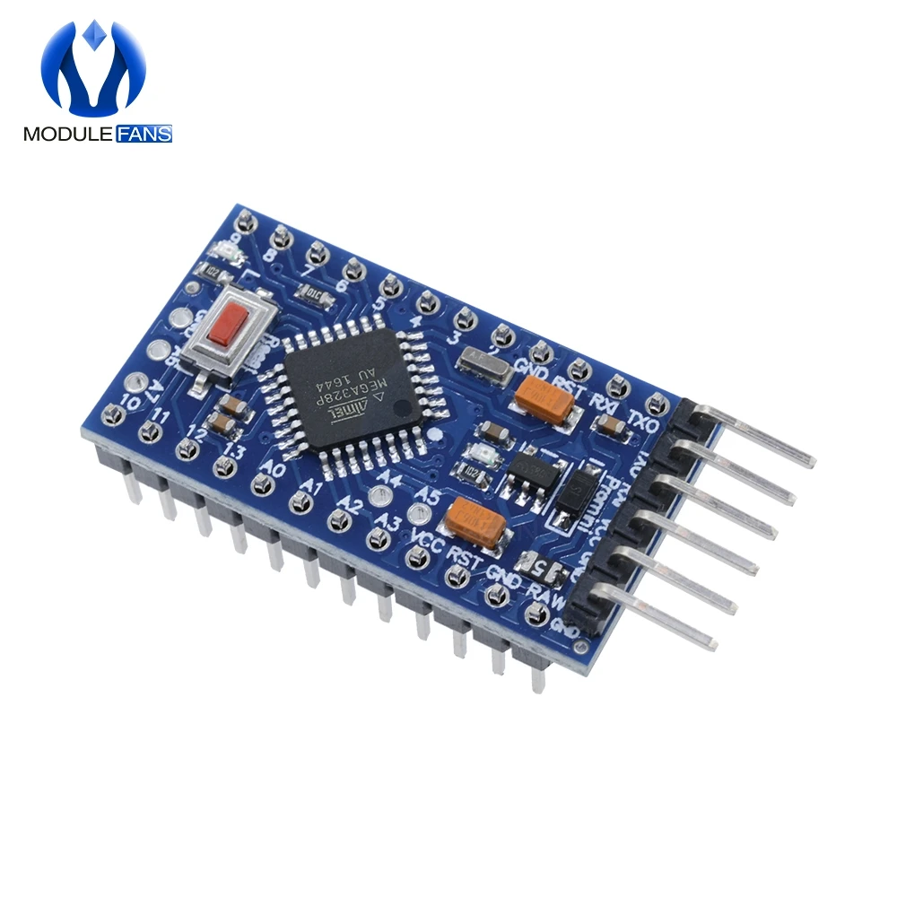 5 шт. новый Pro Mini Atmega328 3 В 8 МГц ATmega128 для Arduino совместимый с Nano модуль ATMEGA328P AU|mini
