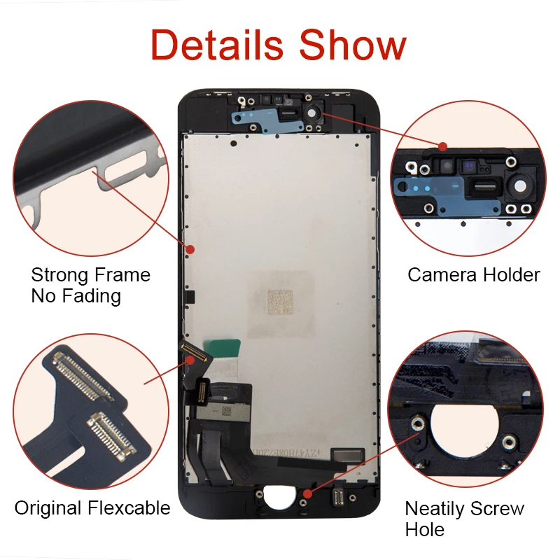 Класс AAA + для iPhone 6 6S Plus ЖК экран дигитайзер сборка 5S дисплей без битых пикселей Apple