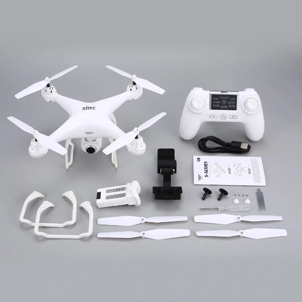 SJR/C S20W FPV 1080P камера селфи высота удержания Дрон Безголовый режим авто возврат