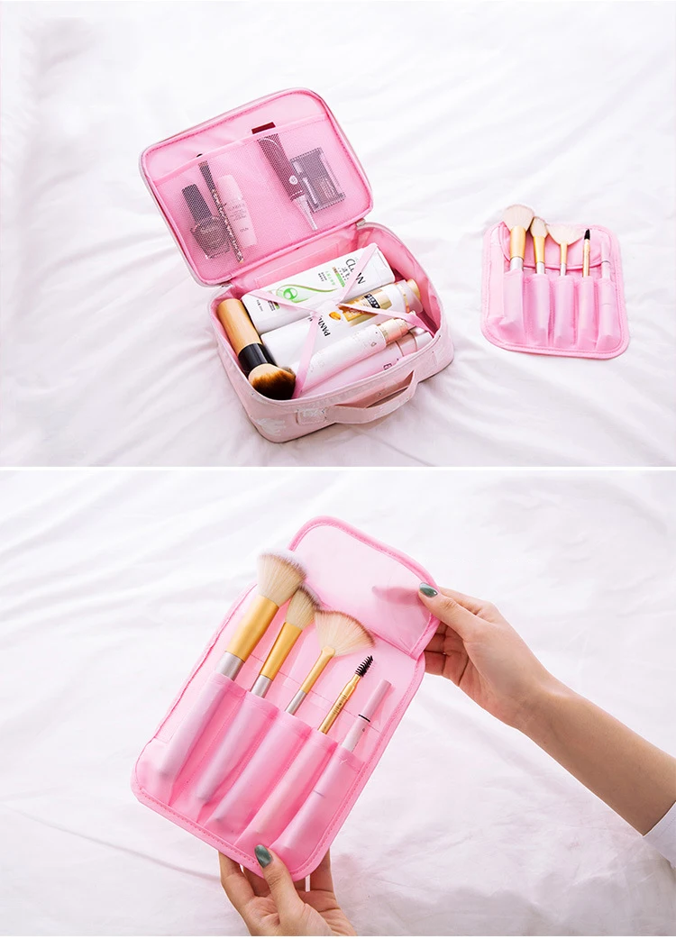 2019New многофункциональная Косметичка женская косметичка органайзер для макияжа большая емкость дорожная сумка для хранения водонепроницаемая сумка для мытья