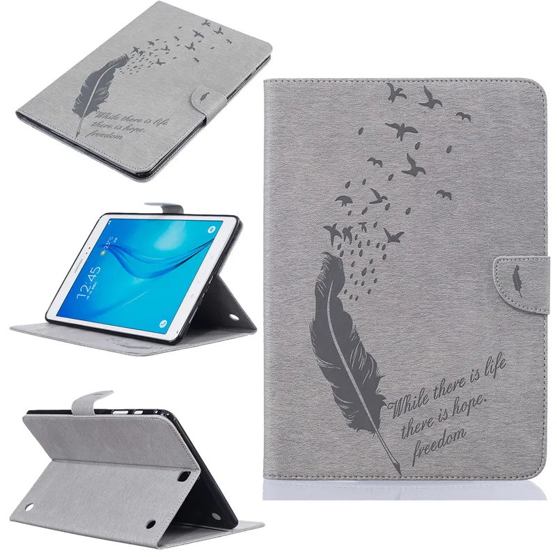 Business Painted tpu Leather Cover For Samsung Galaxy Tab A 9.7 Case T550 T555 Flip Wallet Tablet Stand SM-T550 SM-T555 | Компьютеры и