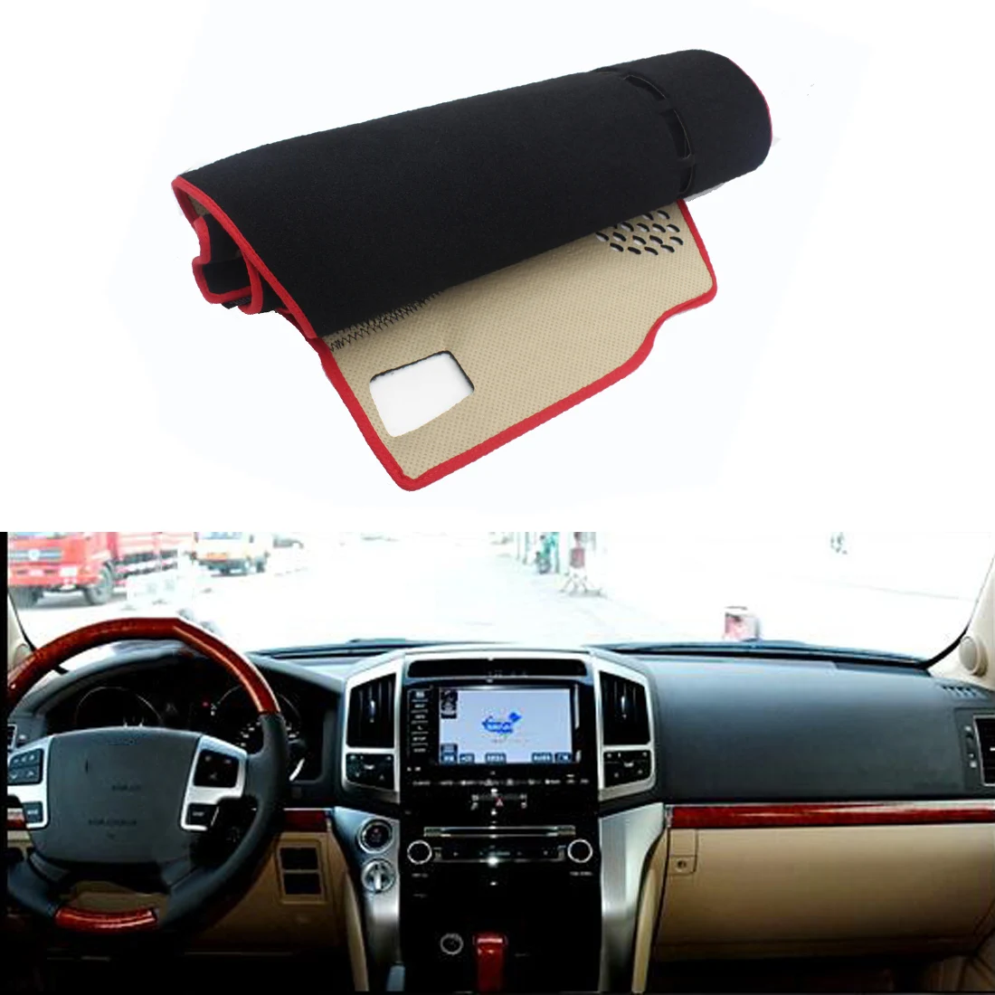 Подходит для TOYOTA Land Cruiser Приборная панель автомобиля Избегайте светильник Pad