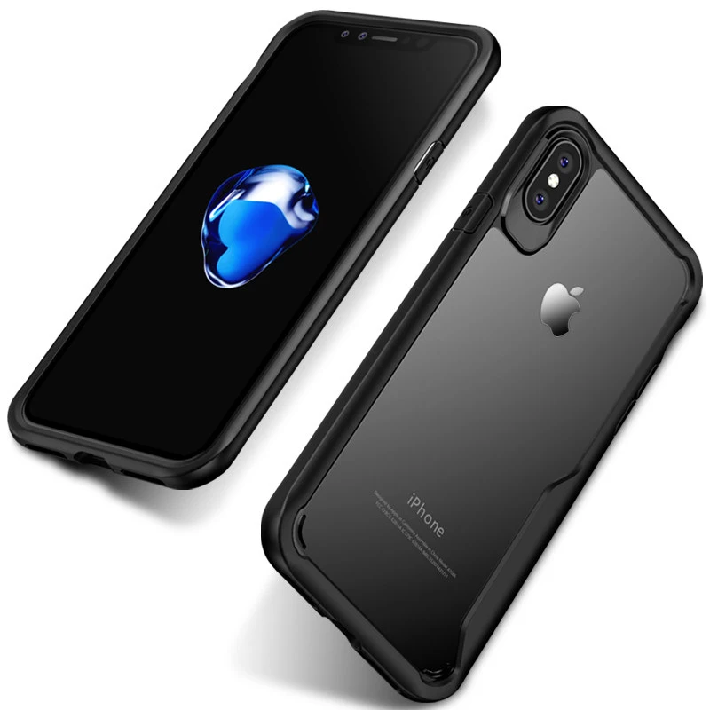 Прозрачный акриловый Мягкий чехол из ТПУ для iPhone Xs Max XR X 10 6s 6 s 7 8 Plus роскошный