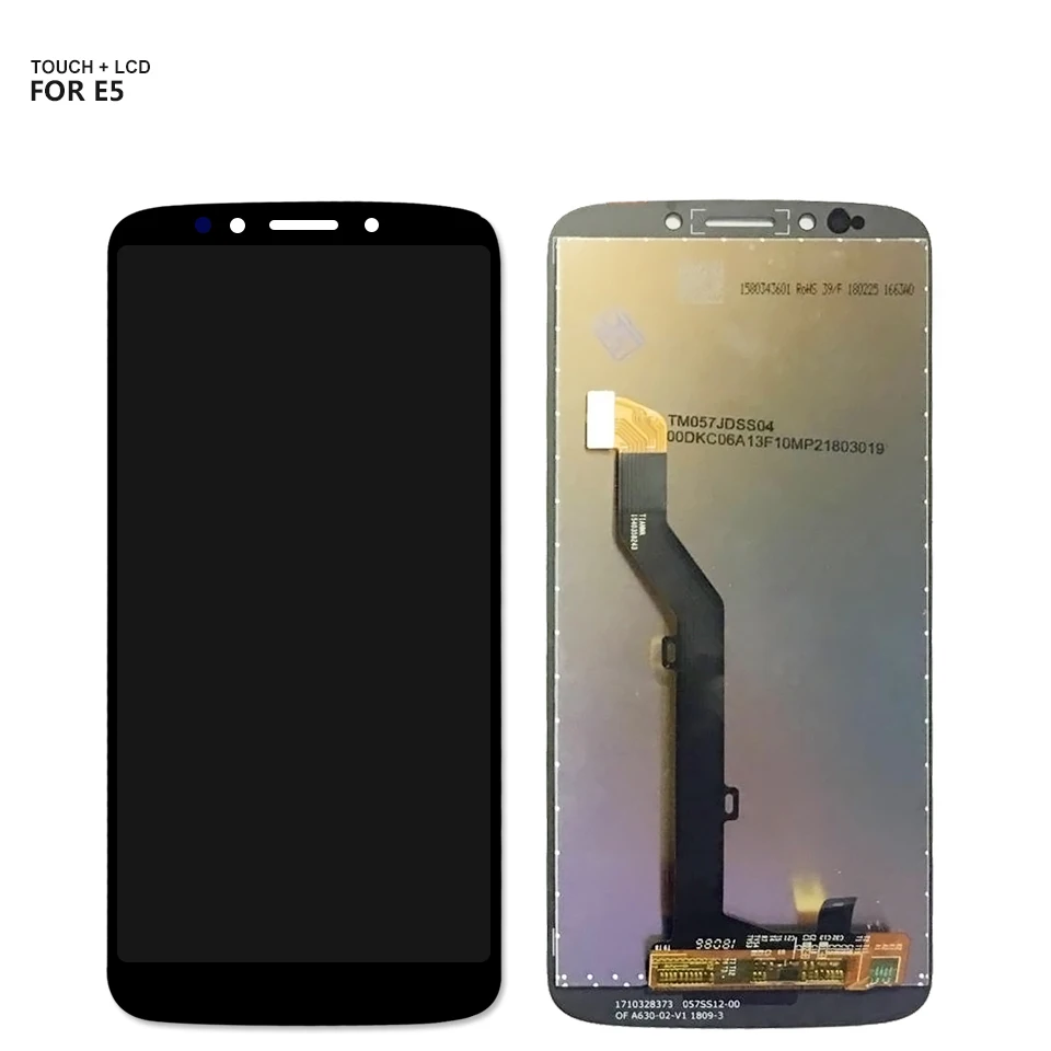 5 0 '颼% тест для Motorola MOTO E5 Moto XT1922 4 ЖК дисплей с сенсорным дигитайзером в