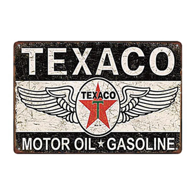 Прямая доставка европейский стиль Texaco моторное масло проблемных Ретро Винтаж