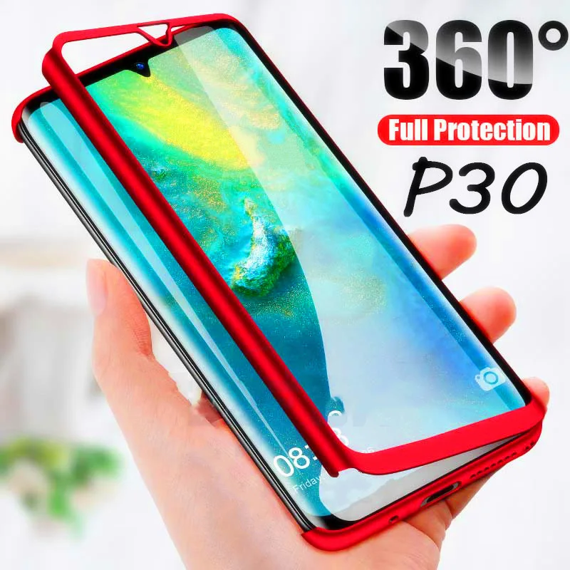 360 Full Protective Case For Huawei P30 P20 Mate 20 Pro Phone P9 P10 Plus Honor 8 9 10 Lite Cover |