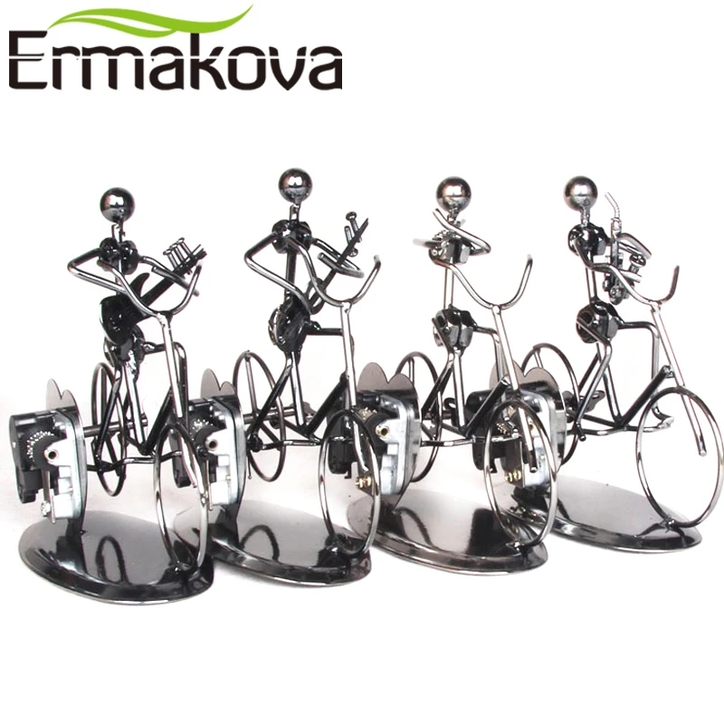 ERMAKOVA металлическая железная модель велосипеда статуя Ретро винтажный Байк