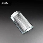 Полукруглый прозрачный держатель для ресниц с кристаллами, инструмент для наращивания ресниц или клея