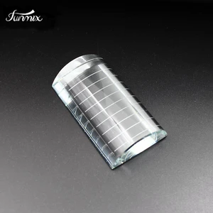 Полукруглый прозрачный держатель для ресниц с кристаллами, инструмент для наращивания ресниц или клея