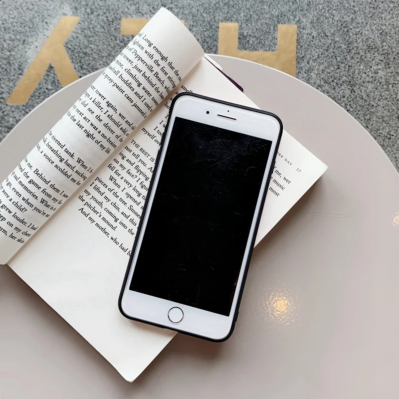 Милый Зонт кошка Мэри мультфильм чехол для iPhone 6 S 7 8 Plus Матовый ТПУ XS MAX XR X задняя