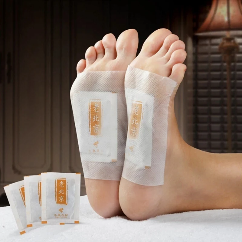

10 Patches Detox Foot Patch With Ginger And Wormwood Anti-Swelling Pain And Stress Relief