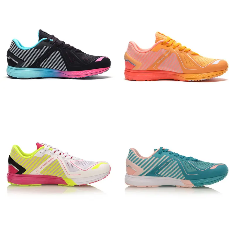 LI Ning/Женская обувь средней высоты для гонок профессиональная бега Легкие дышащие