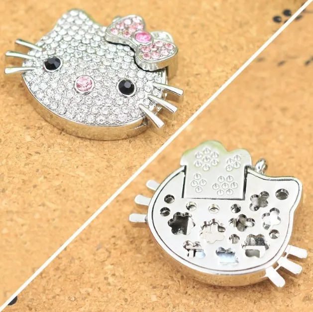 USB флеш накопитель 128 ГБ металлический Hello Kitty кошачий стиль 8 16 32 64 256 512 2 0 карта