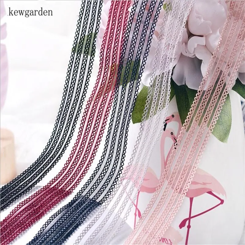 Kewgarden оборки волнистые края Эластичные Полые ленты 1 5 &quot40 мм вручную