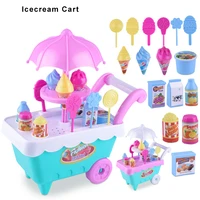 children simulation candy ice cream cart baby boy girl pretend play game house toys plastic early education food kitchen set