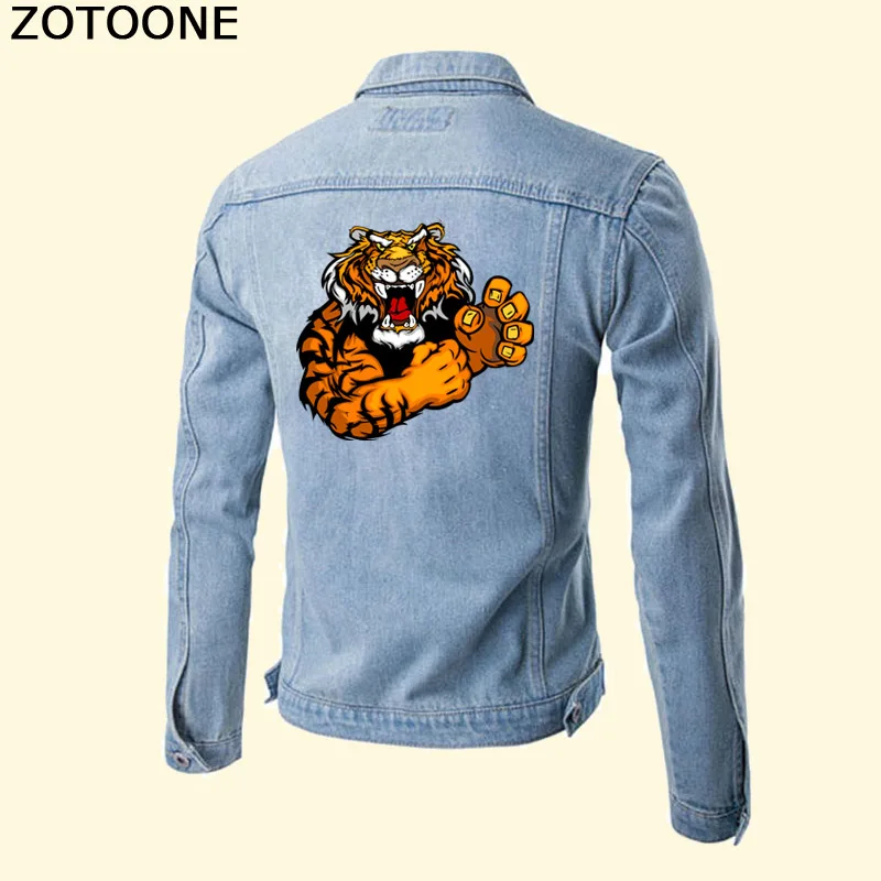 ZOTOONE Новый сильный Тигр патч 12 6*13 7 см A-level моющиеся теплопередачи железа на патчи