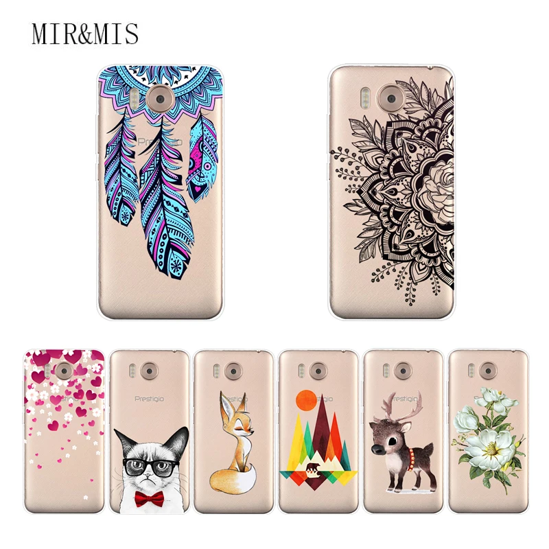 For Prestigio Grace R7 PSP7501DUO 7501 duo 5.0 Inch Phone Case Soft Cover Protective Printed Fundas |