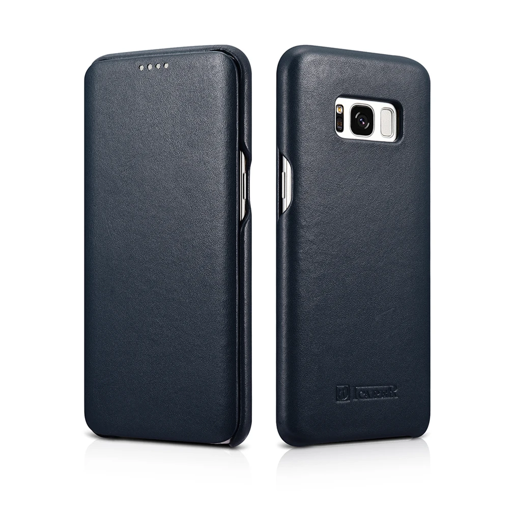 Флип-чехол icarer для Galaxy S8 Plus Магнитный чехол из натуральной кожи Samsung чехлы