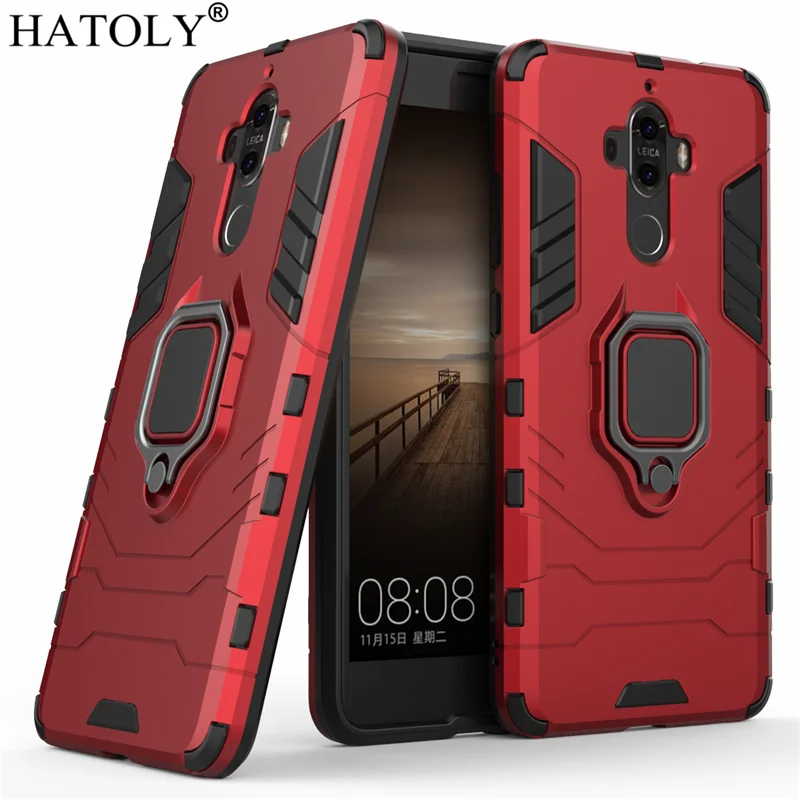 Чехол HATOLY для Huawei Mate 9 чехол с магнитным кольцом на присоске чехлы кронштейном