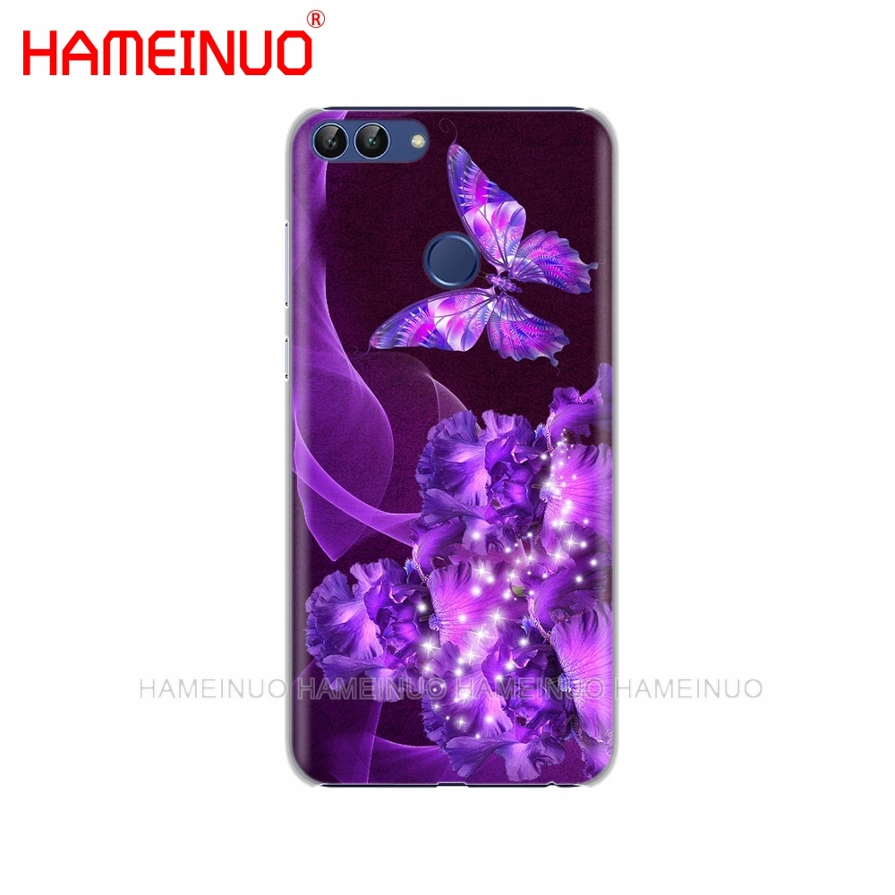 HAMEINUO бабочка на белых розах Цветок сотовый телефон чехол для huawei Honor Y5 7C Y625 Y635 Y6 Y7 Y9