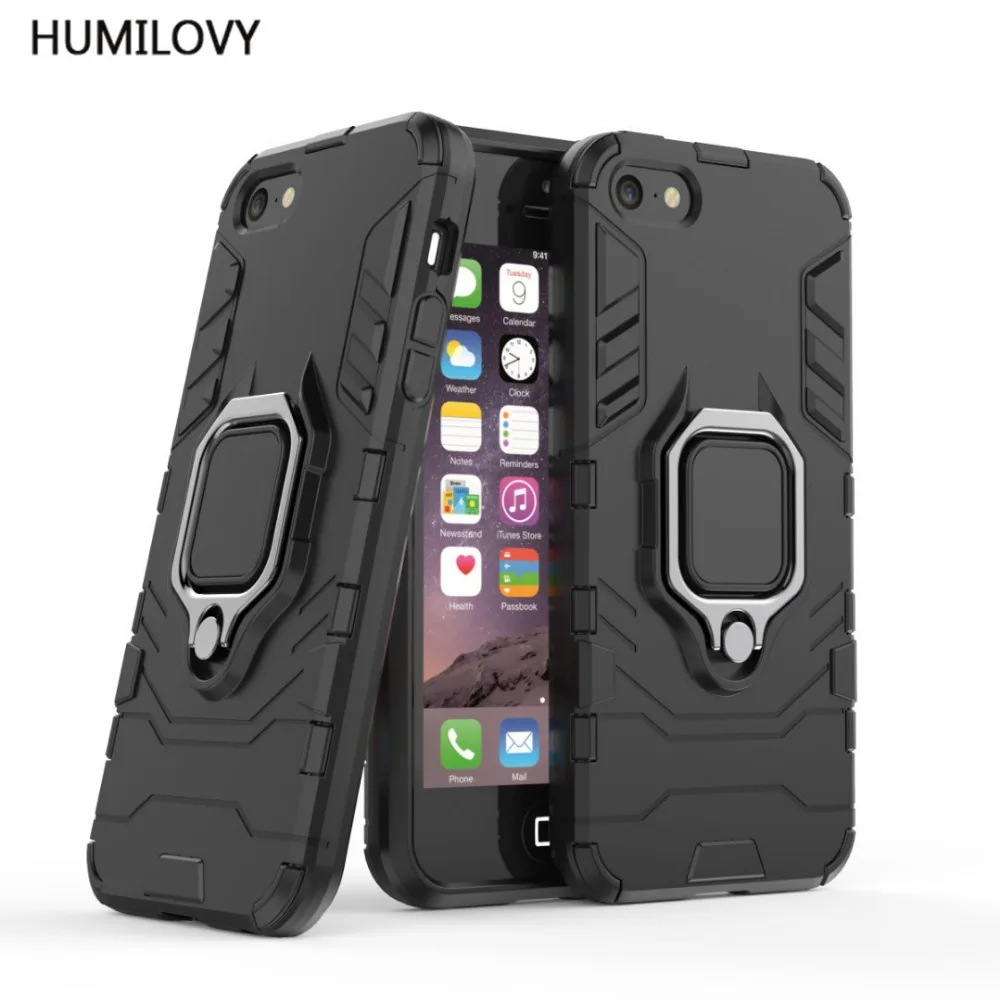 HUMILOVY 4 в 1 противоударный чехол для iPhone 6 7 8 Plus Магнитный Автомобильный держатель