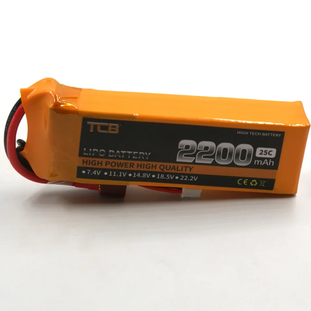 TCB RC Lipo батарея 11 1 V 2200 Mah 3 S 25C для вертолет Квадрокоптер с дистанционным