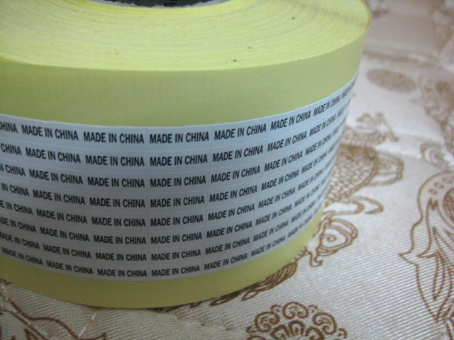 5000 pcs/lot 12x5mm MADE IN CHINA Self-adhesive label sticker Item no.GU01 free shipping | Канцтовары для офиса и дома