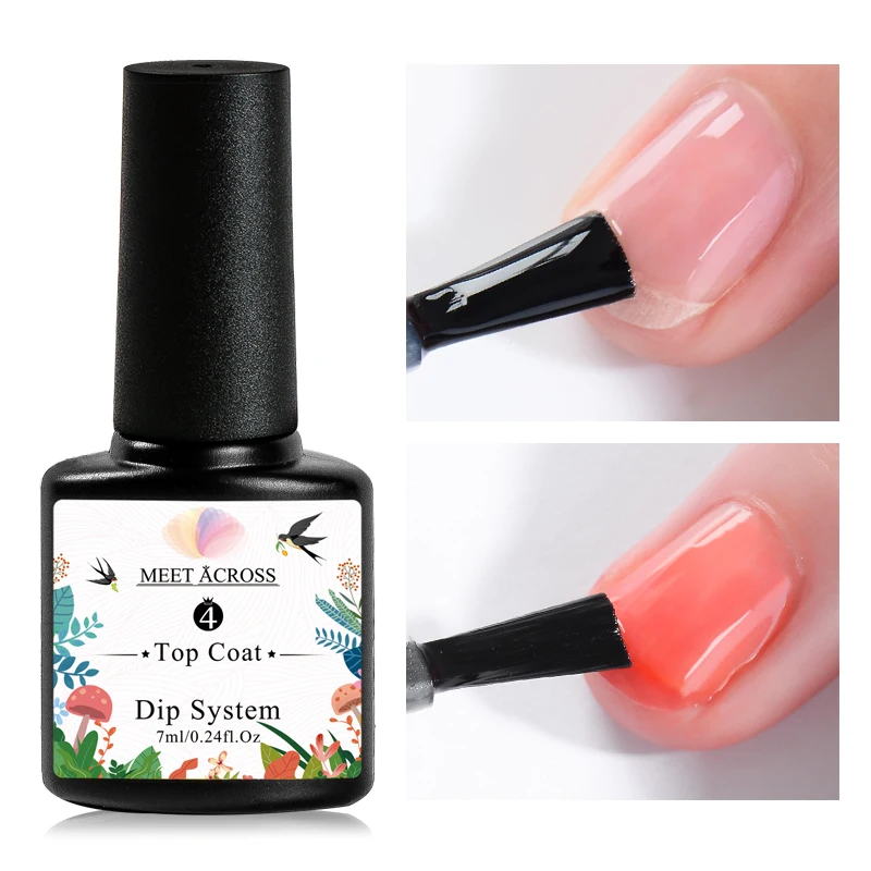 1/3/4/5pcs/set Dipping Glitter Nail Powder Without Lamp Cure Dip System French Manicure with Base Activator Liquid Gel Kit | Красота и