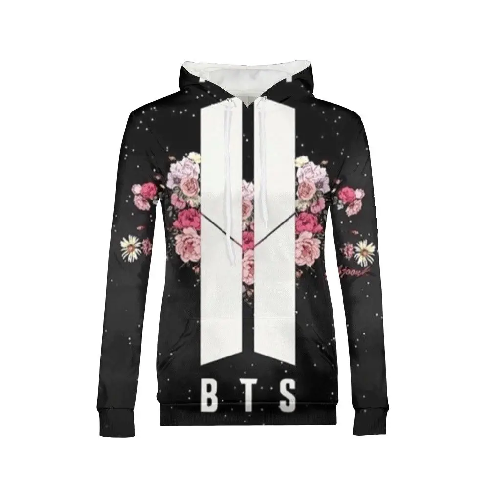 Толстовки с 3D принтом K pop SUGA Rap JIN J HOPE JUNG KOOK женские уличные толстовки капюшоном